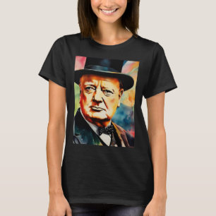 Sir Winston Churchill 2 Sticker T-Shirt