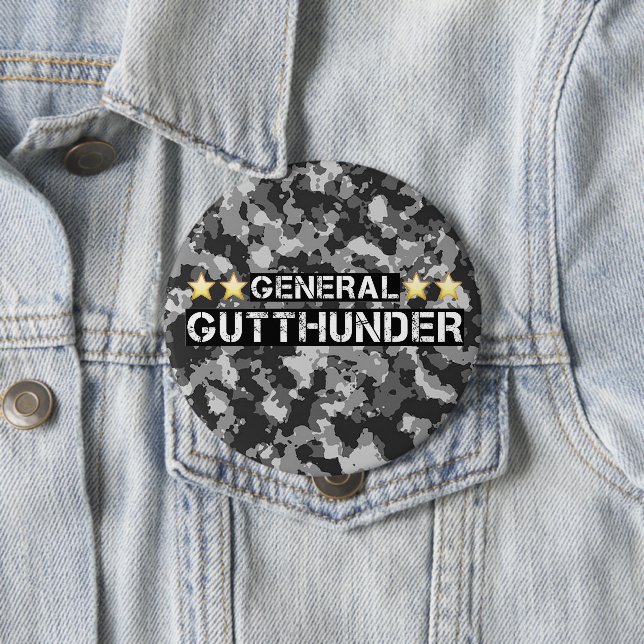 Sir, Yes Sir! 10 Cm Round Badge (In Situ)