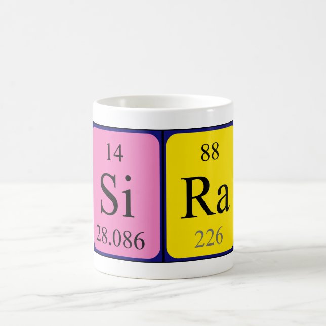 Sira periodic table name mug (Center)