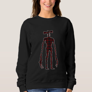 Siren Head Costume For Kids Boys Red & Black Buffa Sweatshirt