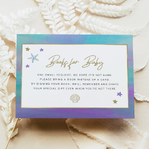SIREN Mermaid Tropical Beach Books For Baby Card