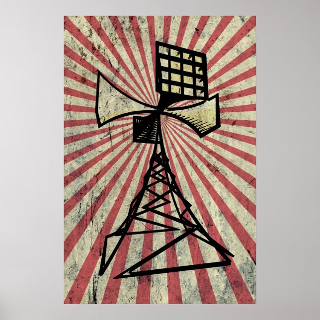 Siren radio tower poster (Front)