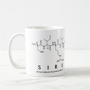 Siri peptide name mug