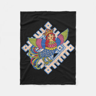 Sirin Mythological Slavic Norse Paganism Ancient K Fleece Blanket