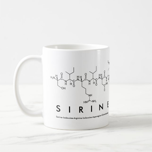 Sirine peptide name mug (Left)