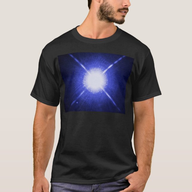 Sirius A and B bright night stars T-Shirt (Front)