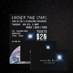Sirius, Brightest Star, Astronomy Business Card