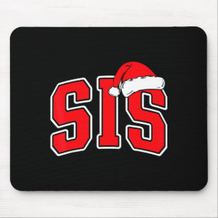Sis Claus Christmas Matching Family Xmas Pajama Si Mouse Pad