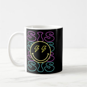 Sis Happy Face 1st Birthday Family Lighting Coffee Mug