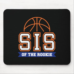 Sis Of Rookie 1st Birthday Sketll Theme Matching P Mouse Pad