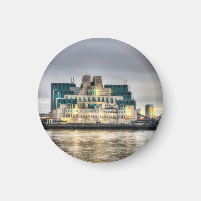 SIS Secret Service Building London Magnet (Front)