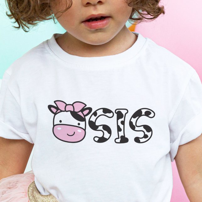 Sis Sister Cow Birthday Party T-Shirt (Creator Uploaded)
