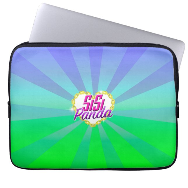 SiSiPanda Neoprene Laptop Sleeve 13 inch (Front)