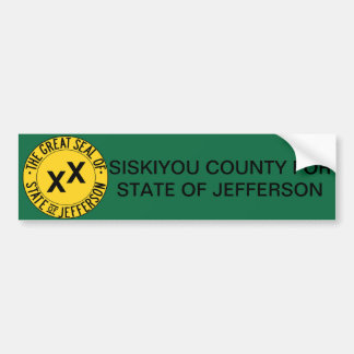 Siskiyou County for State of Jefferson sticker