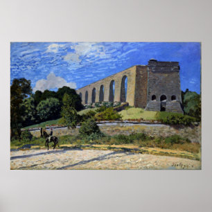Sisley - Aqueduct At Marly Poster