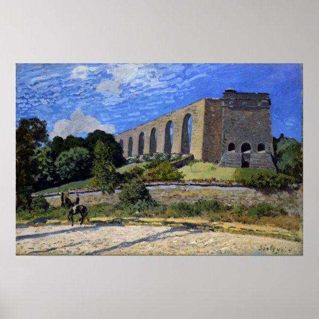 Sisley - Aqueduct At Marly Poster (Front)
