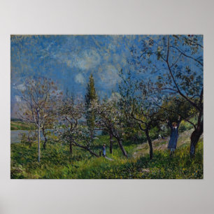 Sisley - Orchard In Spring Poster