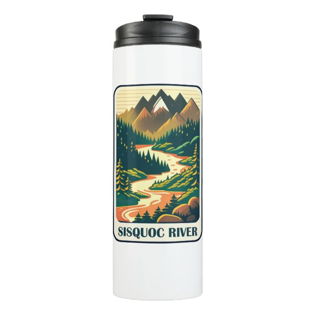 Sisquoc River California Colours Thermal Tumbler (Front)