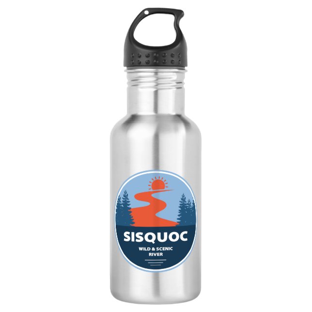Sisquoc Wild And Scenic River California 532 Ml Water Bottle (Front)