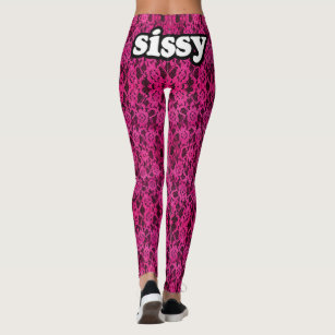 Sissy Leggings Dark Pink
