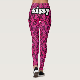 Sissy Leggings Dark Pink