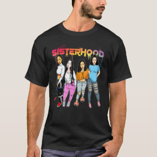 Sistas Black Girl Magic Fun Melanin Women Brown Sk T-Shirt