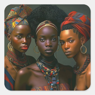 'Sistas' Generative Art Stickers