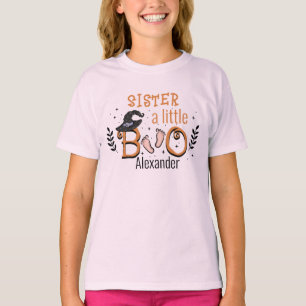 sister a little boo is almost due Halloween  T-Shirt