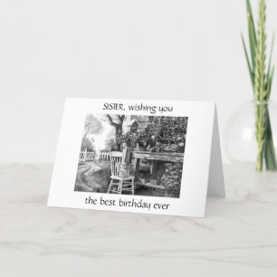 **SISTER** a SPECIAL BIRTHDAY WISH JUST FOR YOU Card