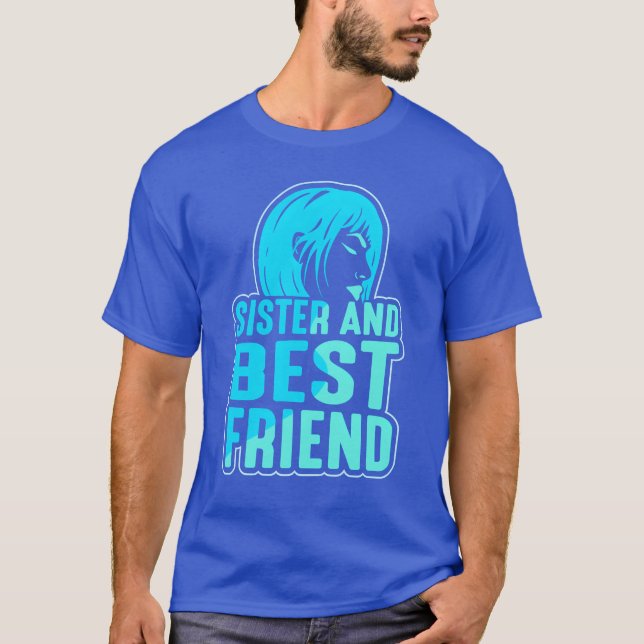 Sister And Best Friendeam Friendship Sisters vinta T-Shirt (Front)