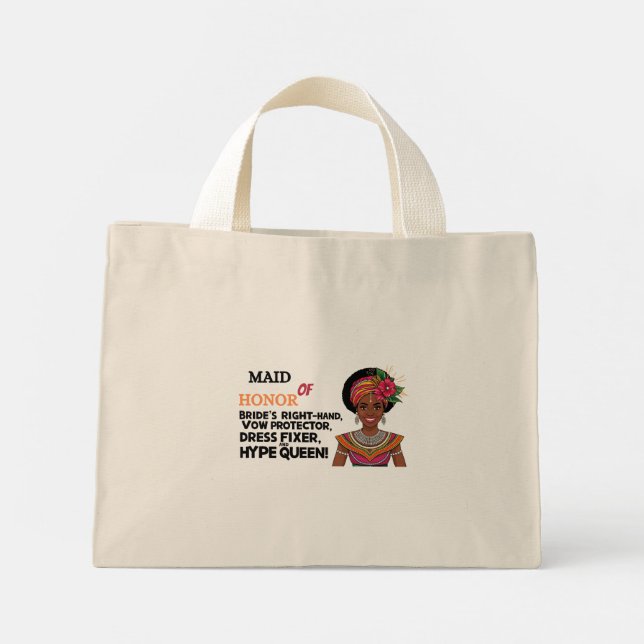 Sister and Bridesmaid Tote Bag (Back)