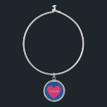 "Sister" Bangle Charm Sister Bracelet<br><div class="desc">The "Sister" Bangle Charm Sister Bracelet is a unique piece that has an editable message for you to personalise easily. This charm bracelet says "Sister" to create a one of a kind bracelet your Sister will love.</div>