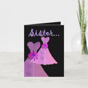 SISTER_ Be My Chief Bridesmaid - Customisable Invitation