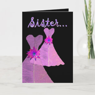 SISTER - Be My Chief Bridesmaid - Customisable Invitation