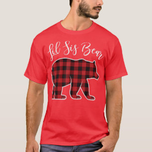 Sister Bear Pajama Red Buffalo Xmas Funny Family C T-Shirt