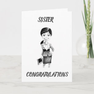 *SISTER* BECOMES LAWYER SO PROUD CARD