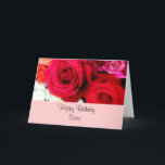 Sister Birthday Greeting Roses Card<br><div class="desc">Birthday products for sisters</div>