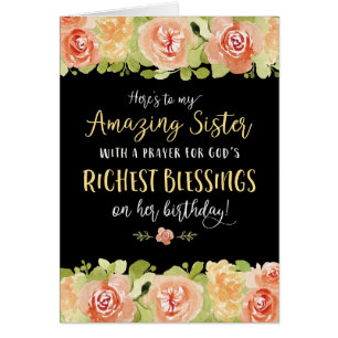 Sister Birthday, Here's to my Amazing Sister