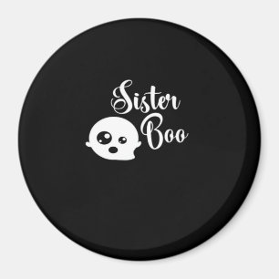 Sister Boo Halloween  Magnet