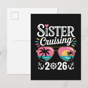 Sister Curising 2026 Announcement Postcard