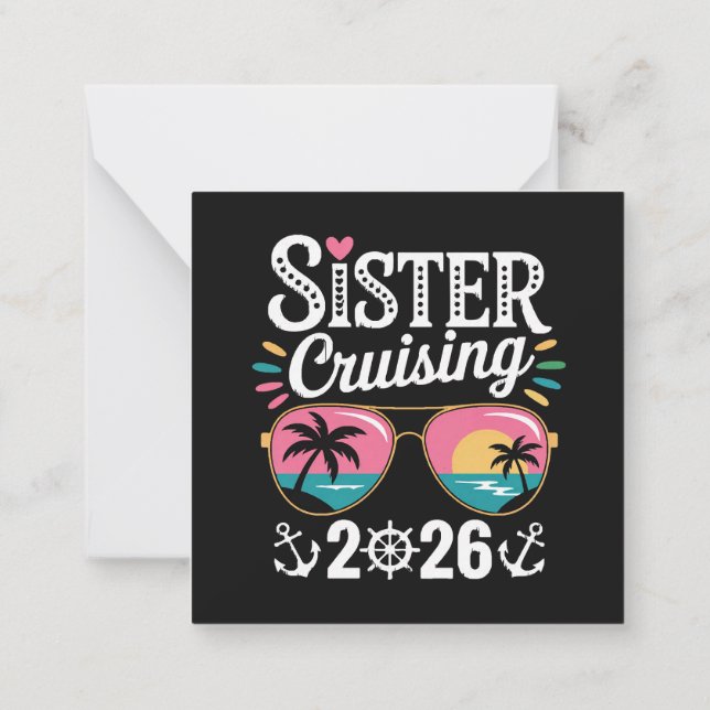 Sister Curising 2026 Card (Back)