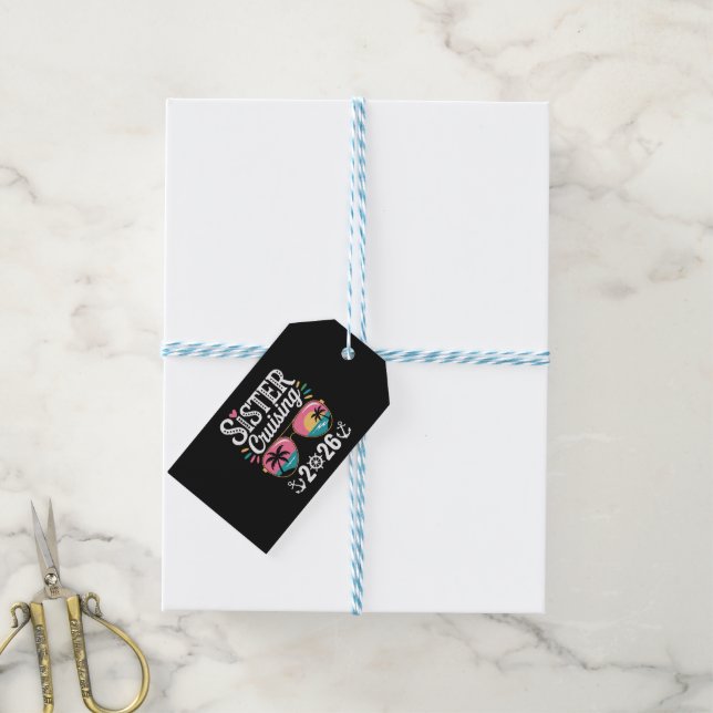Sister Curising 2026 Gift Tags (With Twine)