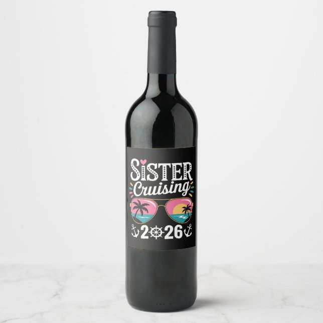 Sister Curising 2026 Wine Label (Front)