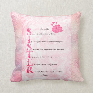 Sister Cushion Poem