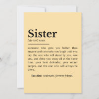 Sister Definition: Best Friend, Confidante