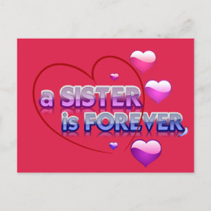 Sister for you postcard