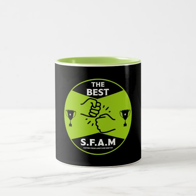 Sister From Another Mister Two-Tone Coffee Mug (Center)