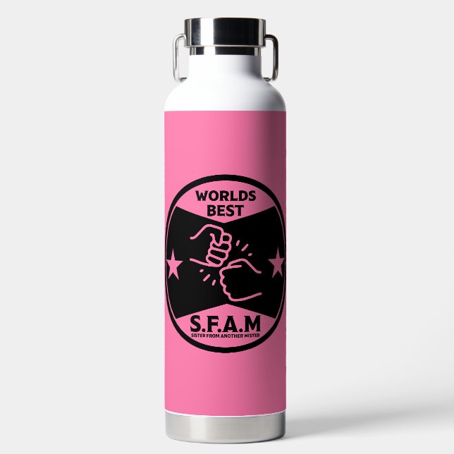 Sister From Another Mister Water Bottle (Front)