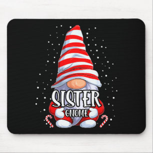 Sister Gnome Christmas Pajamas Matching Family Gro Mouse Pad