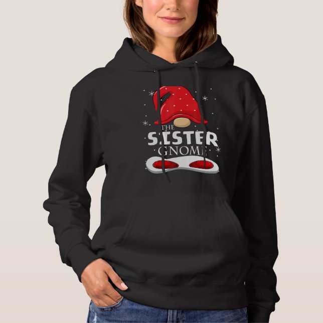 Sister Gnome Xmas Family Matching Group Christmas  Hoodie (Front)